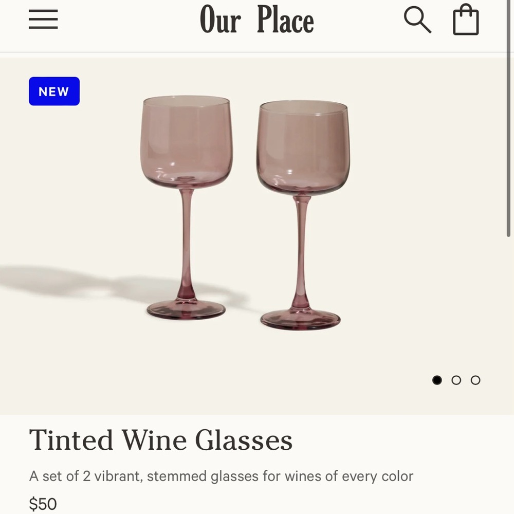 Our Place Tinted Wine Glass Set